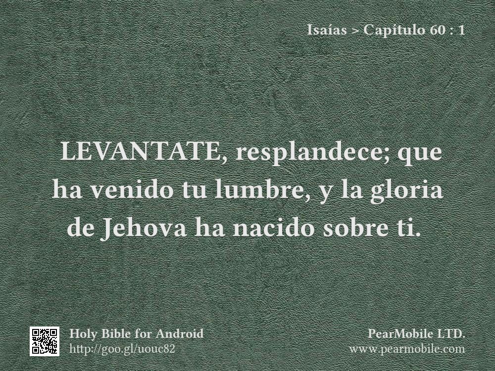 Isaías, Capítulo 60:1